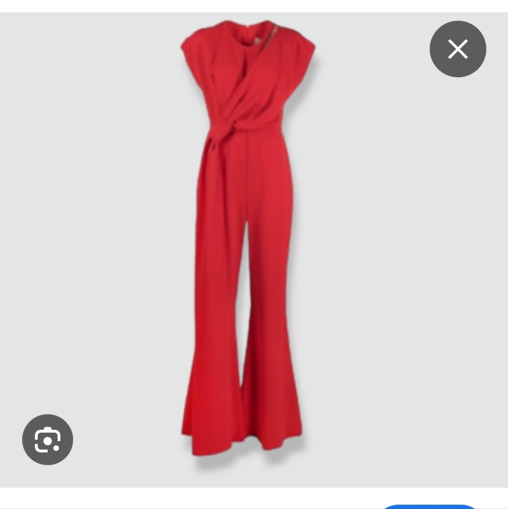 Alex Marie Vibrant Red Jumpsuit